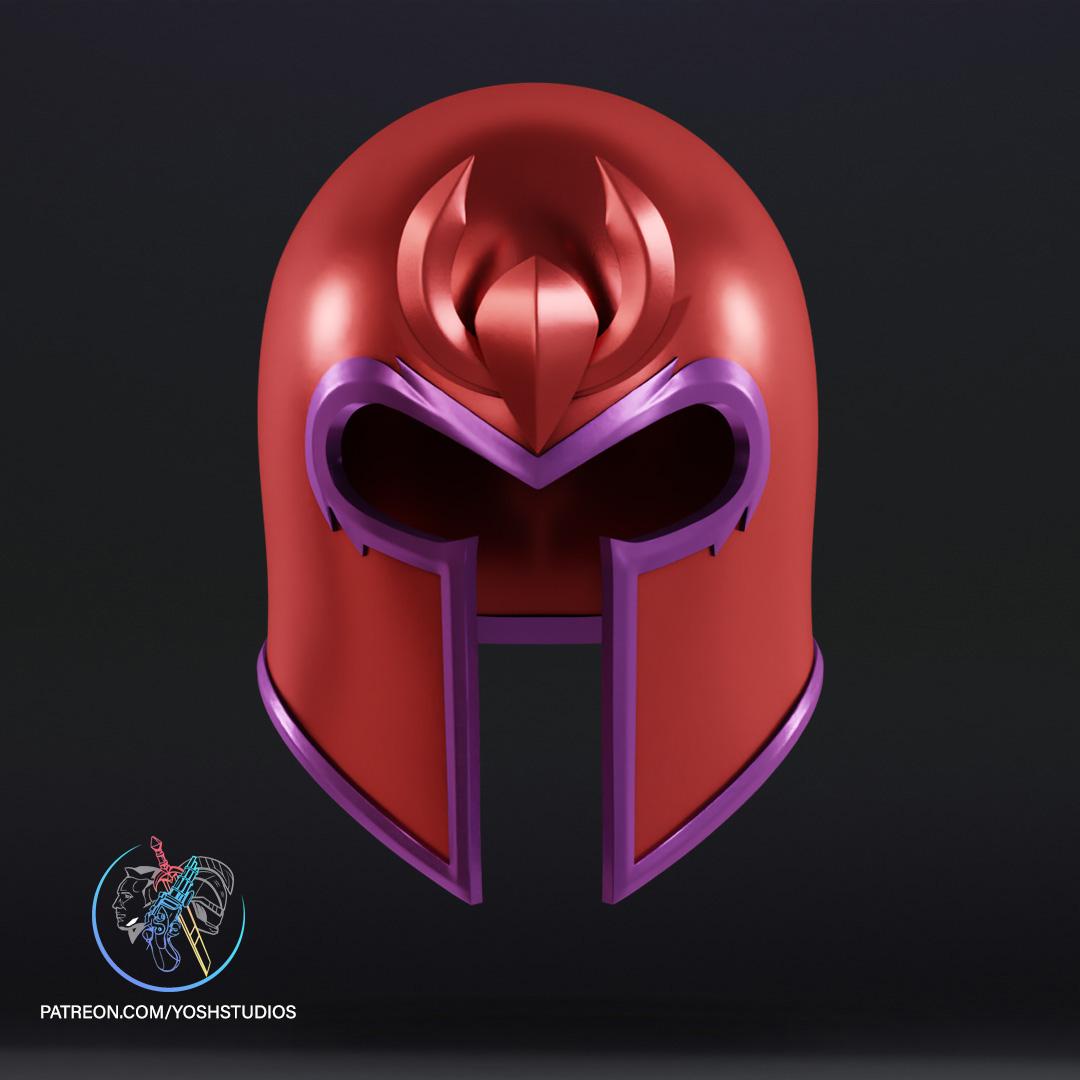 Comic Magneto Helmet 3D Print File STL 3d model