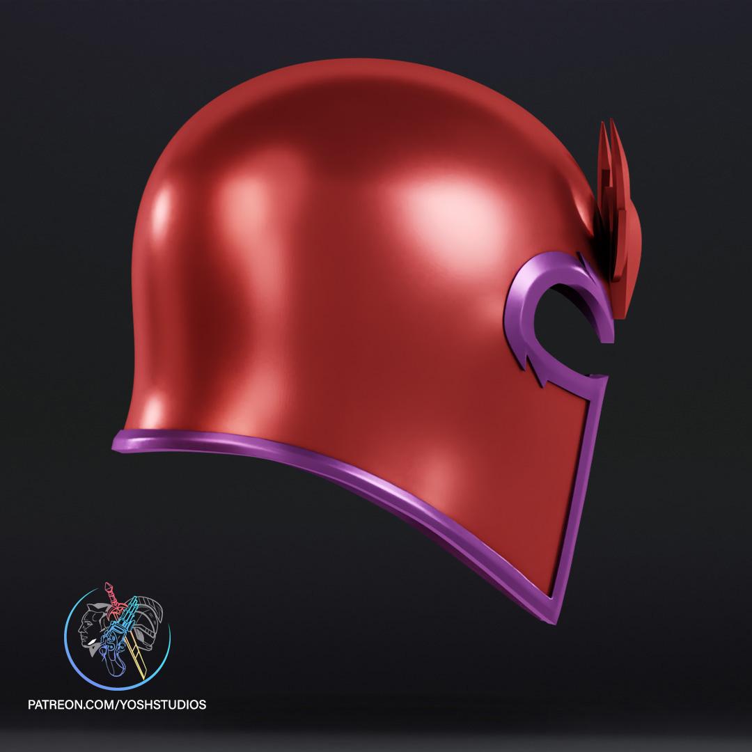 Comic Magneto Helmet 3D Print File STL 3d model