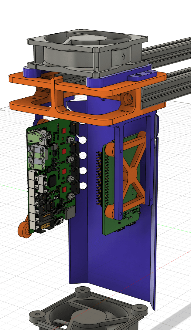 Kywoo Tycoon Vertical Mainboard Mount 3d model