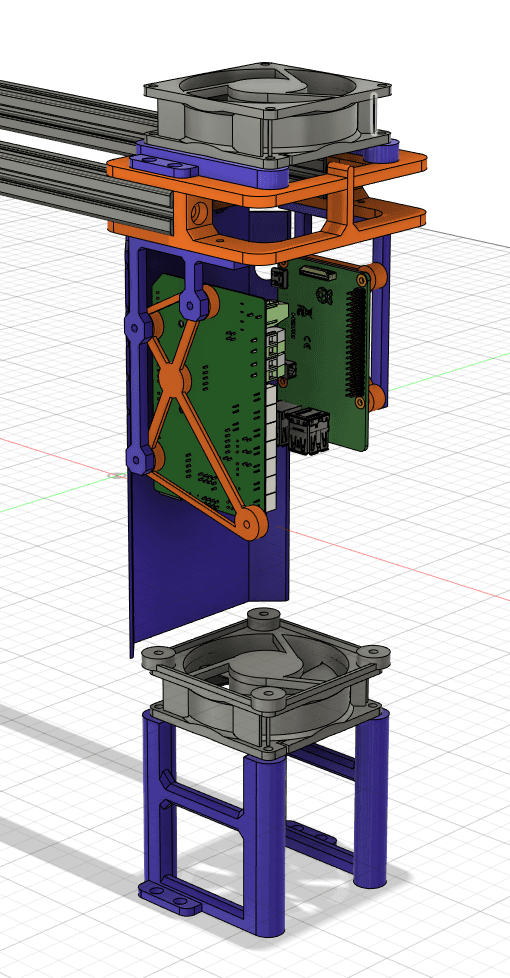 Kywoo Tycoon Vertical Mainboard Mount 3d model