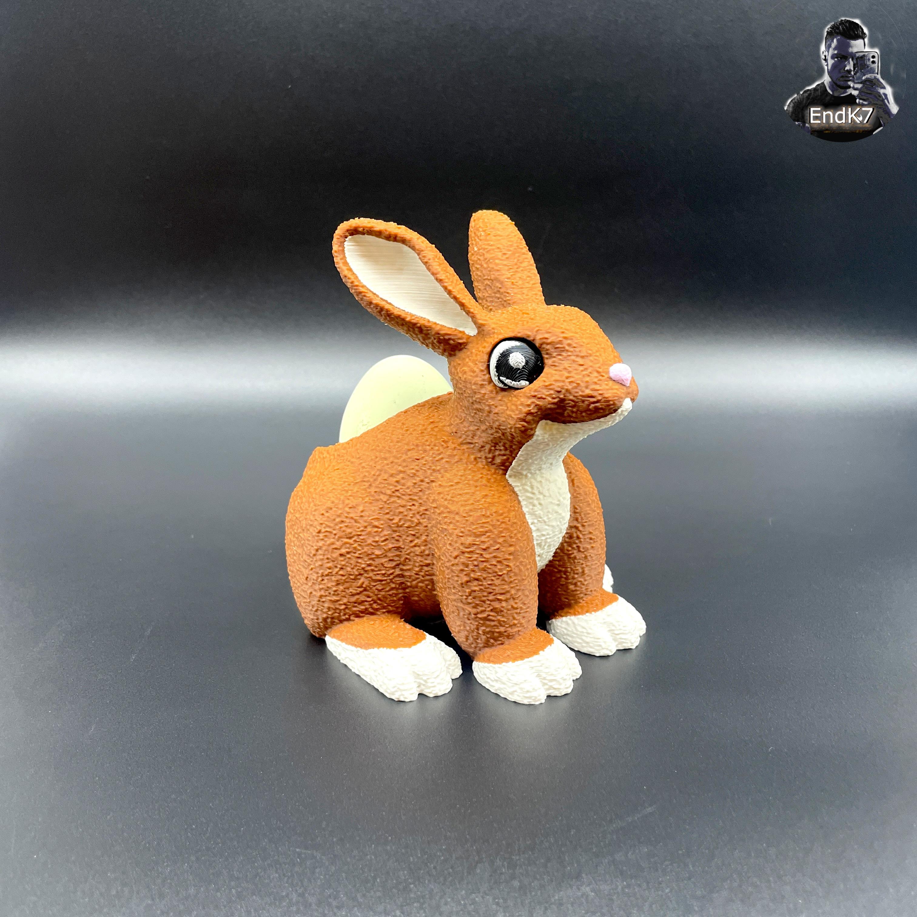 Cute Bunny Egg Holder 🐇 3d model