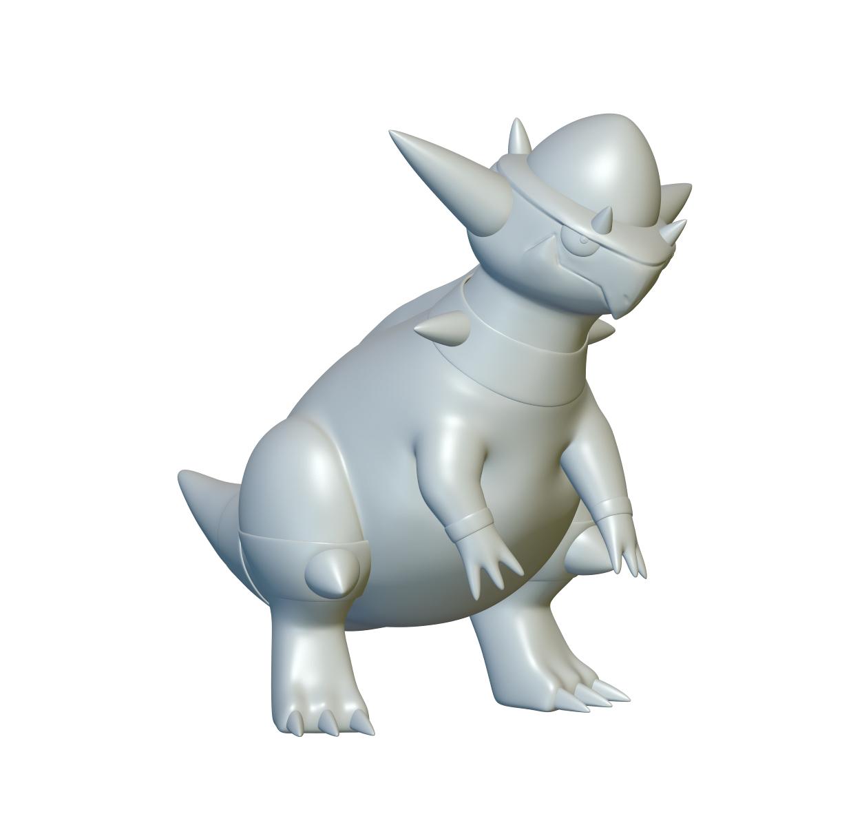 Pokemon Rampardos #409 - Optimized for 3D Printing 3d model