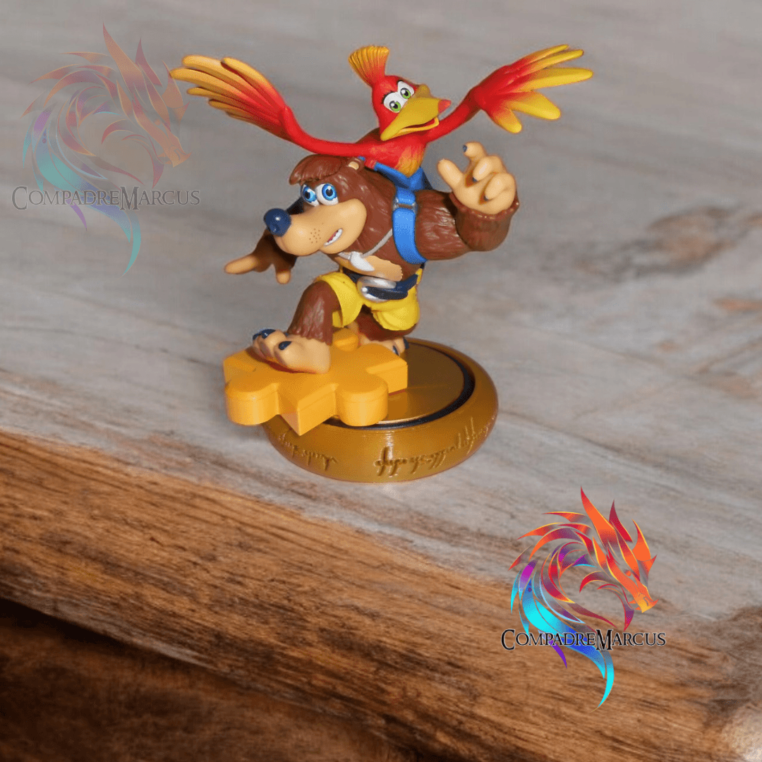 One ring Amiibo display / No supports 3d model