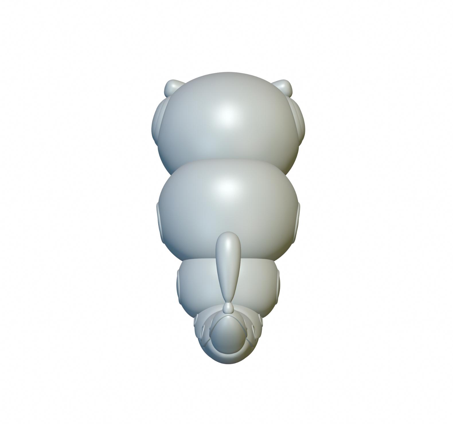 Pokemon Caterpie #10 - Optimized for 3D Printing 3d model