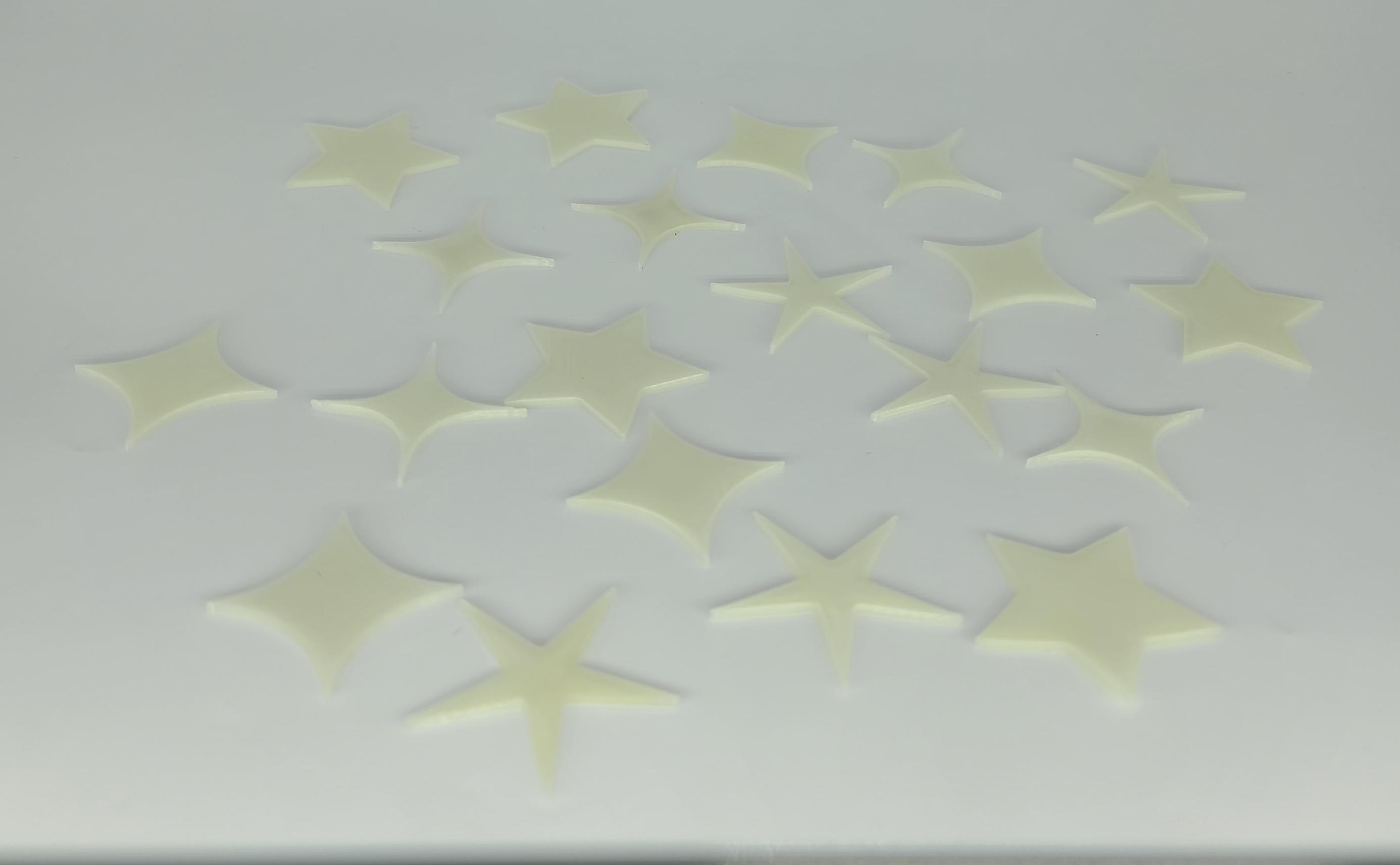 Glow-in-Dark wall / ceiling stars 3d model