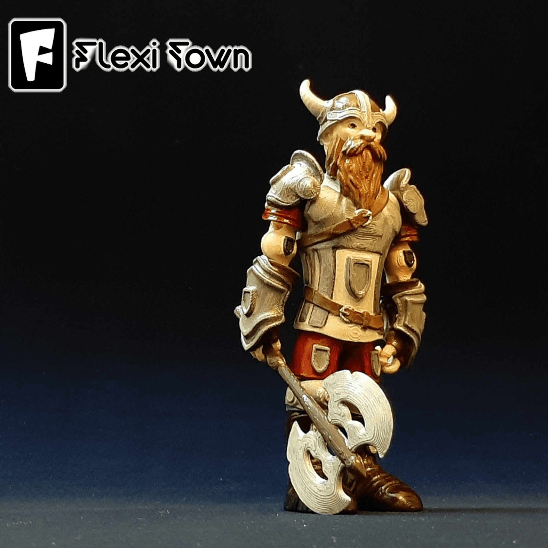 Flexi Print-in-Place Viking  3d model