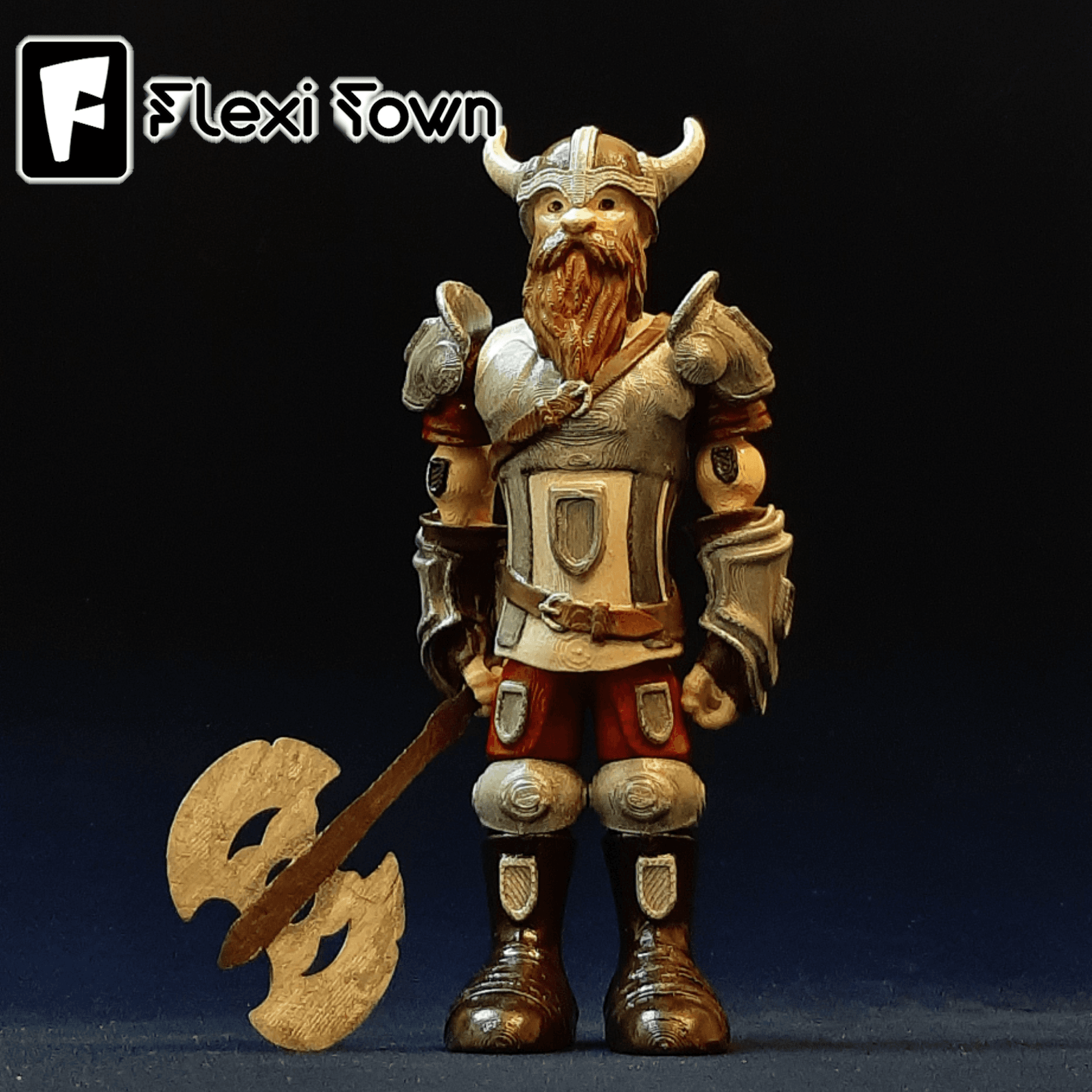 Flexi Print-in-Place Viking  3d model