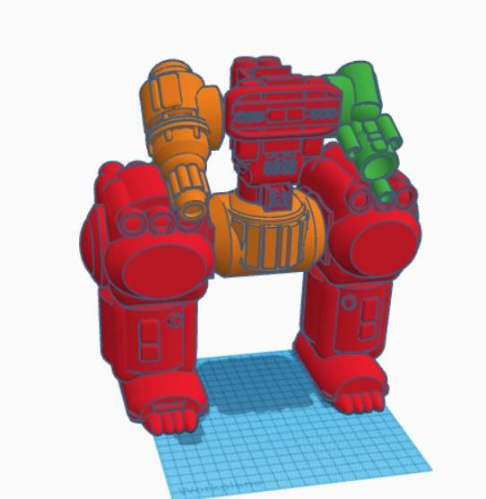 Mech Golem 3d model