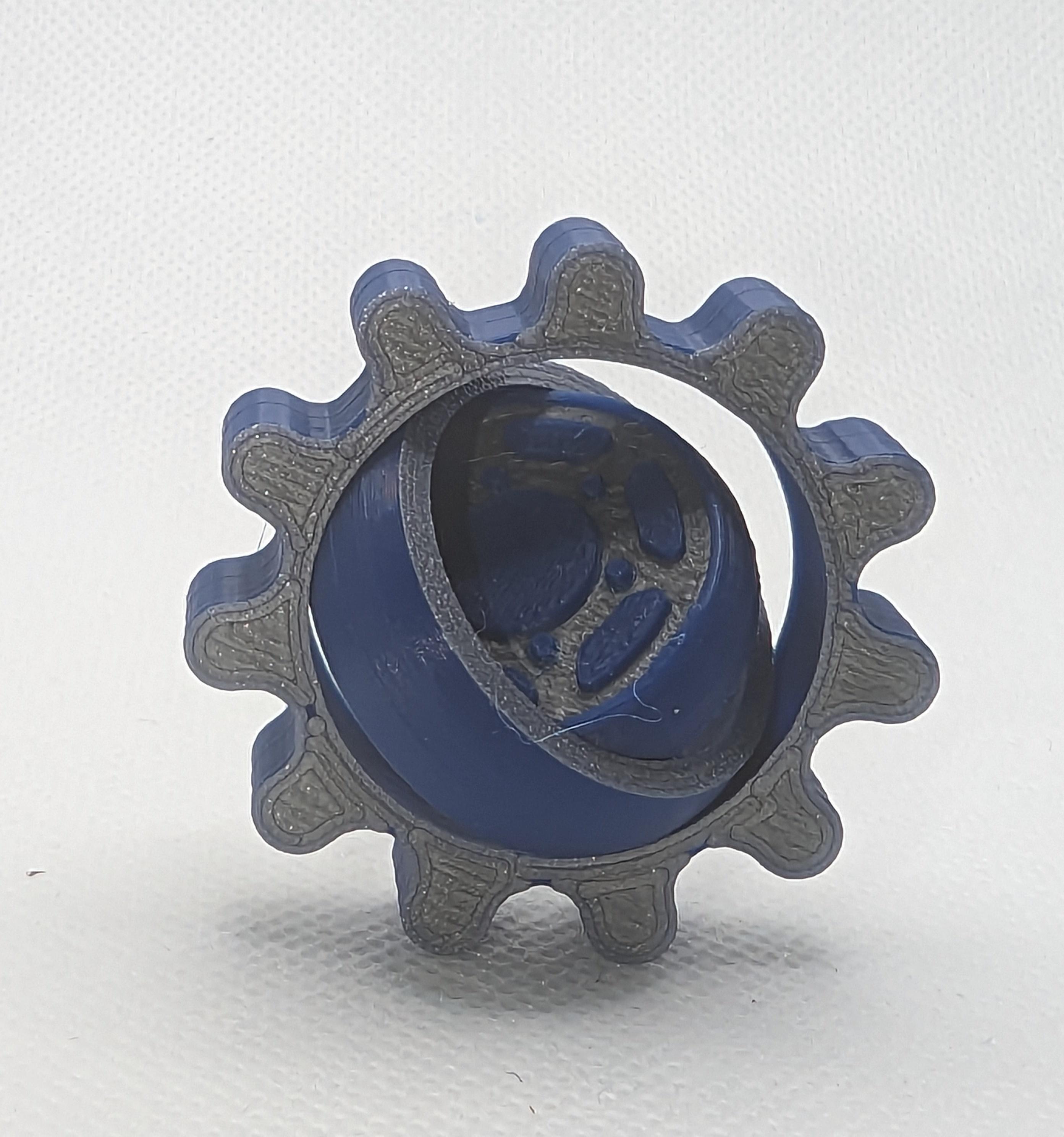 Gyroscope Gear Fidget - Bicycle 3d model