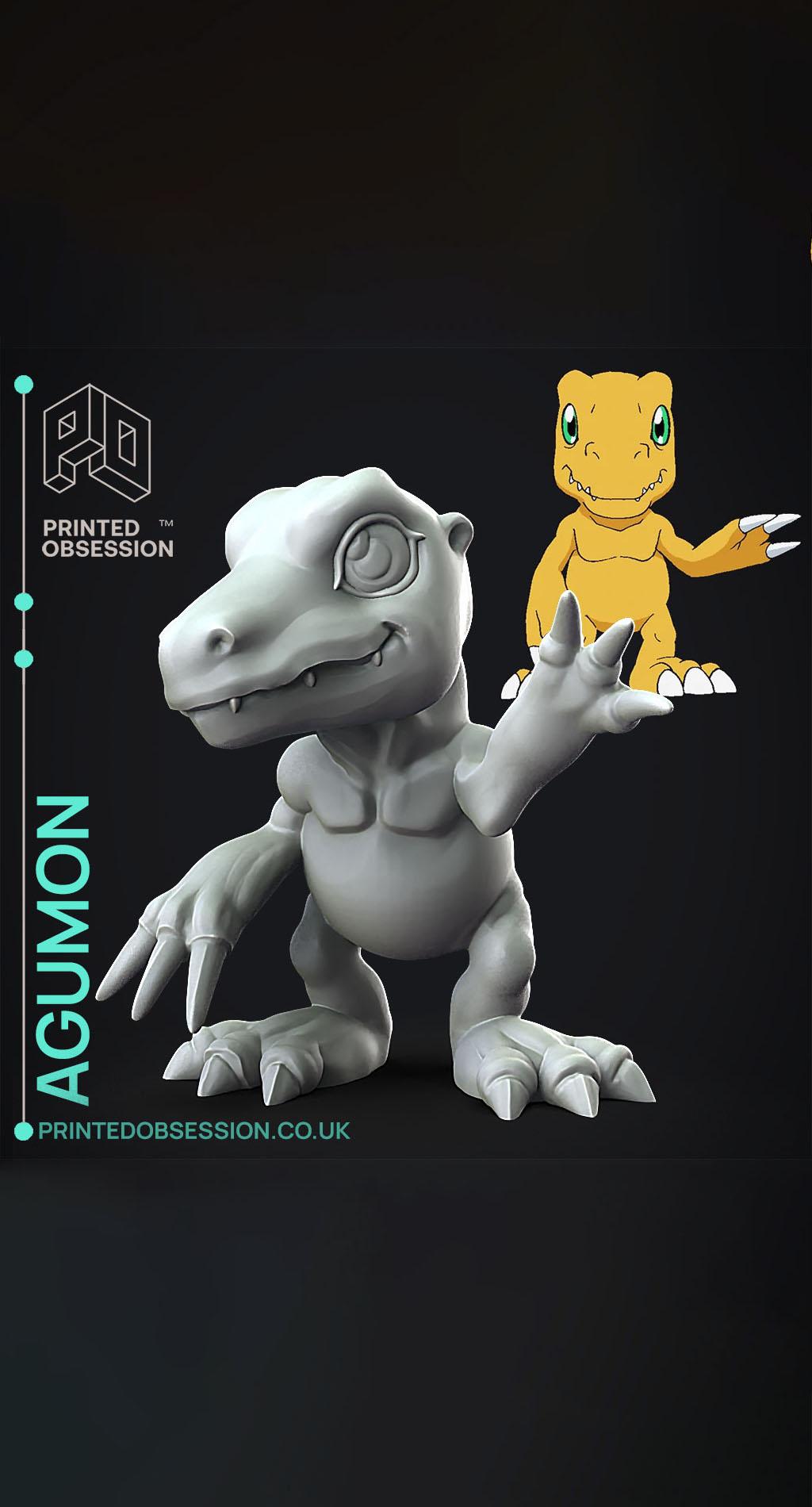 Agumon - Digimon - Fan Art 3d model