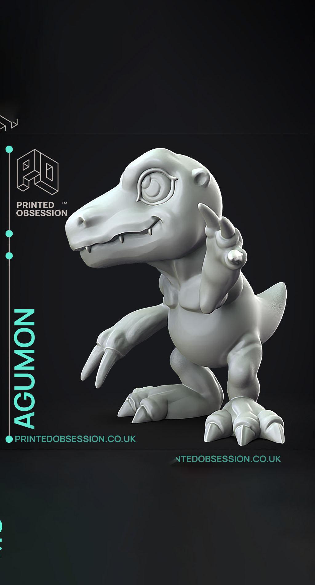 Agumon - Digimon - Fan Art 3d model