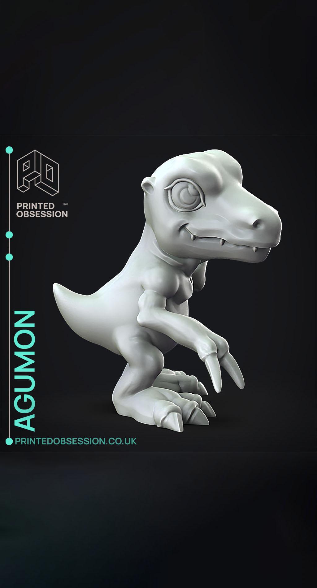 Agumon - Digimon - Fan Art 3d model