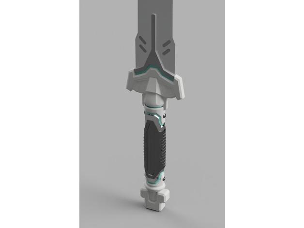 Baihu Genji Dragon Blade Overwatch 3d model