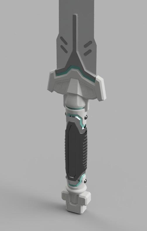 Baihu Genji Dragon Blade Overwatch 3d model