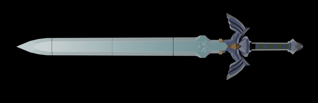 Legend Of Zelda Master Sword 3d model