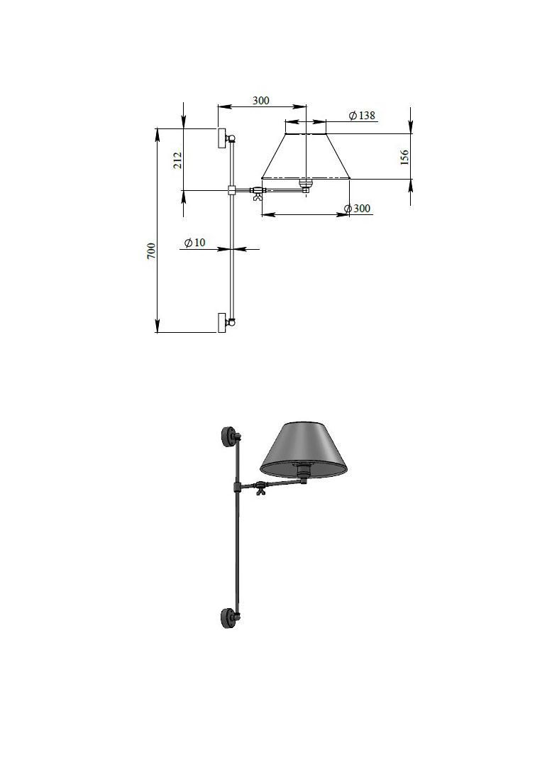 Brass sconce SKU. 26218 by Pikartlights 3d model