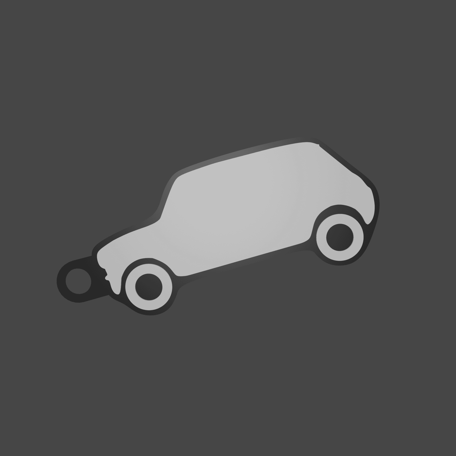 Classic Mini Keychain 3d model