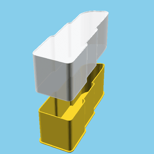 Lipstick, nestable box (v1) 3d model