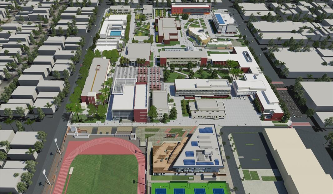 Los Angeles City College 3d model