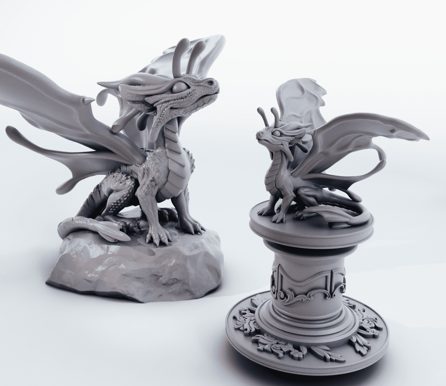 Baby Dragon - Faerie Dragon 3d model