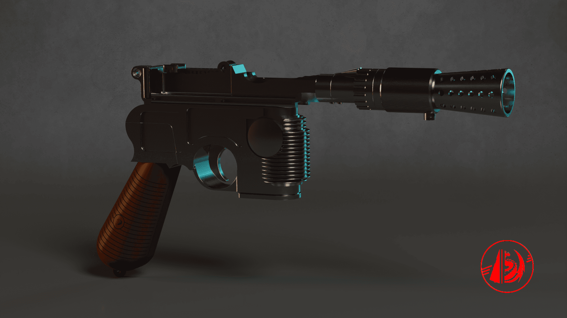 DL-44 Blaster - Jedi:Survivor 3d model