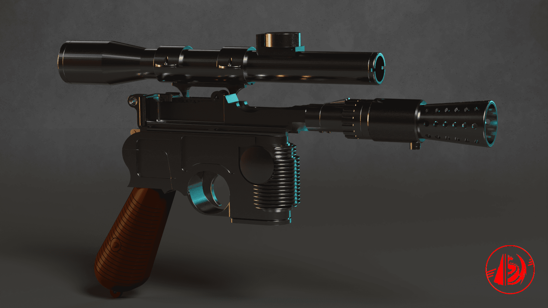 DL-44 Blaster - Jedi:Survivor 3d model