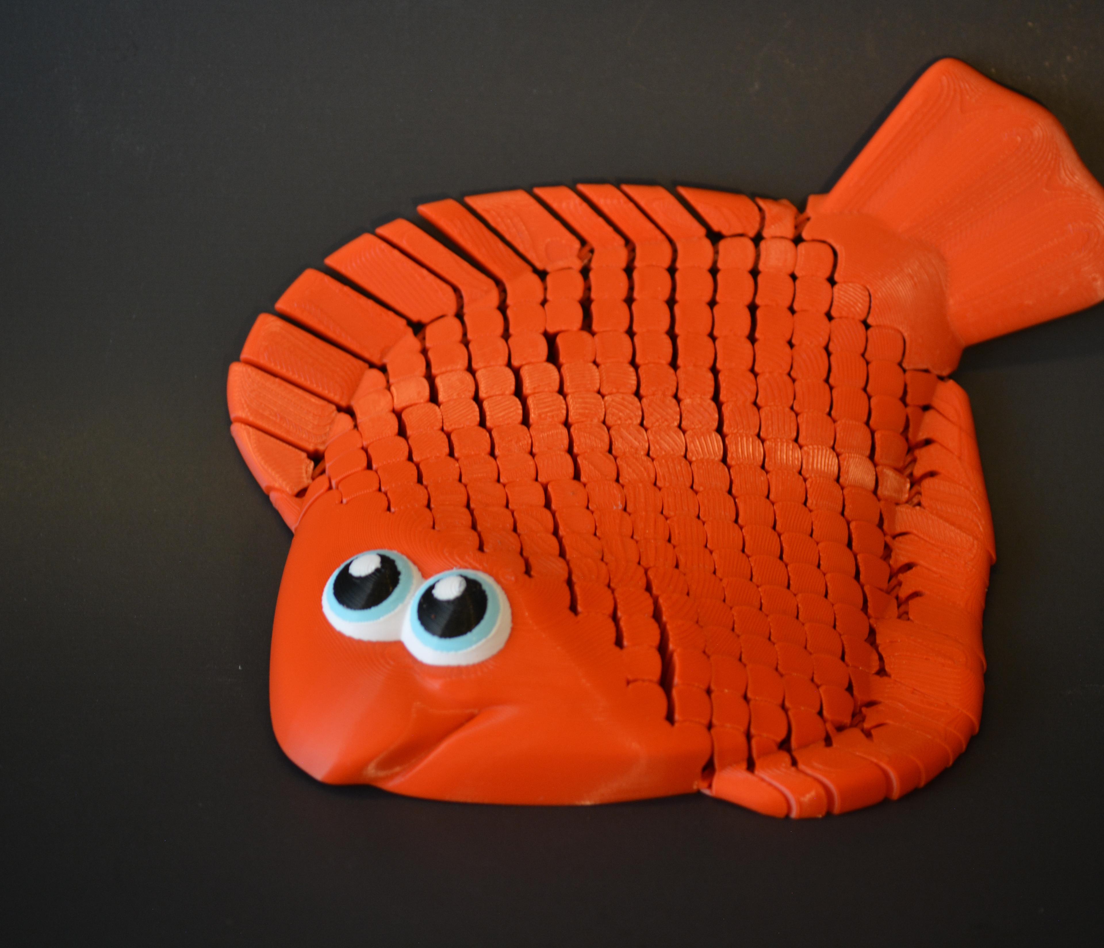 Floppy Flounder - Articulating Fish 3d model