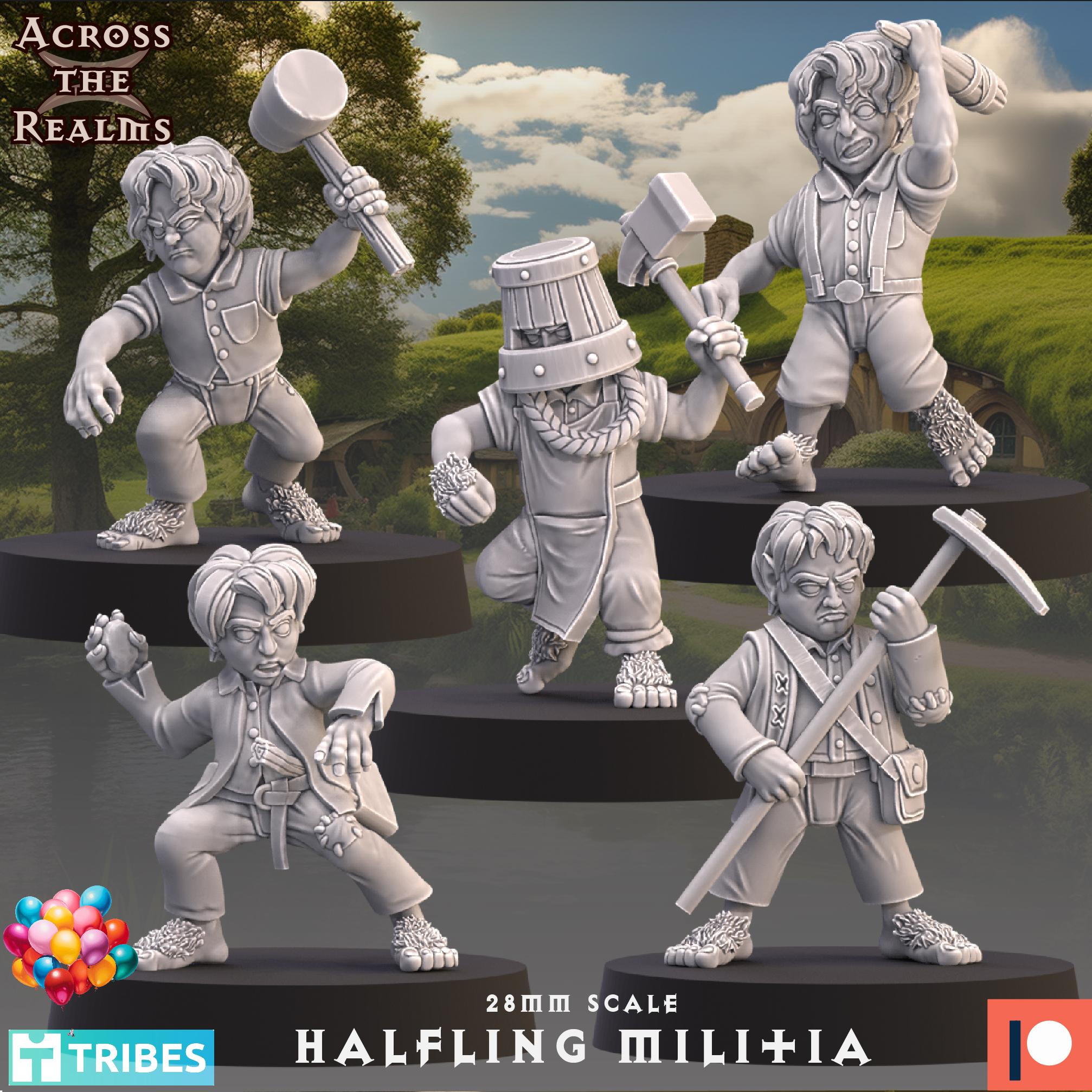 Halfling Militia 3d model