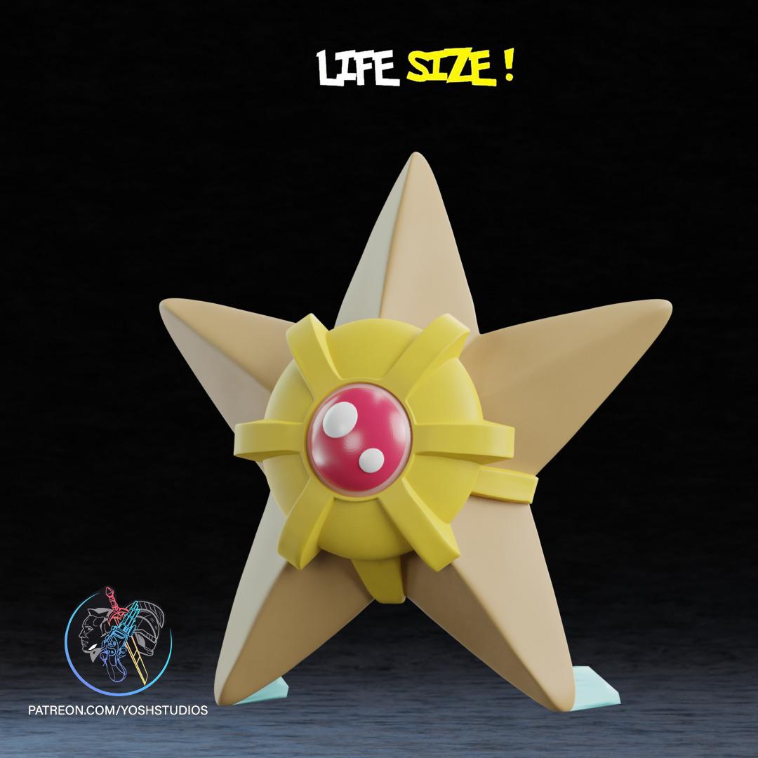 Life Sized Staryu 3D Printer File STL 3d model