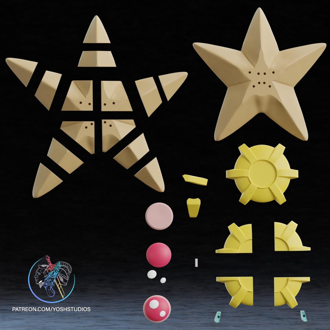 Life Sized Staryu 3D Printer File STL 3d model