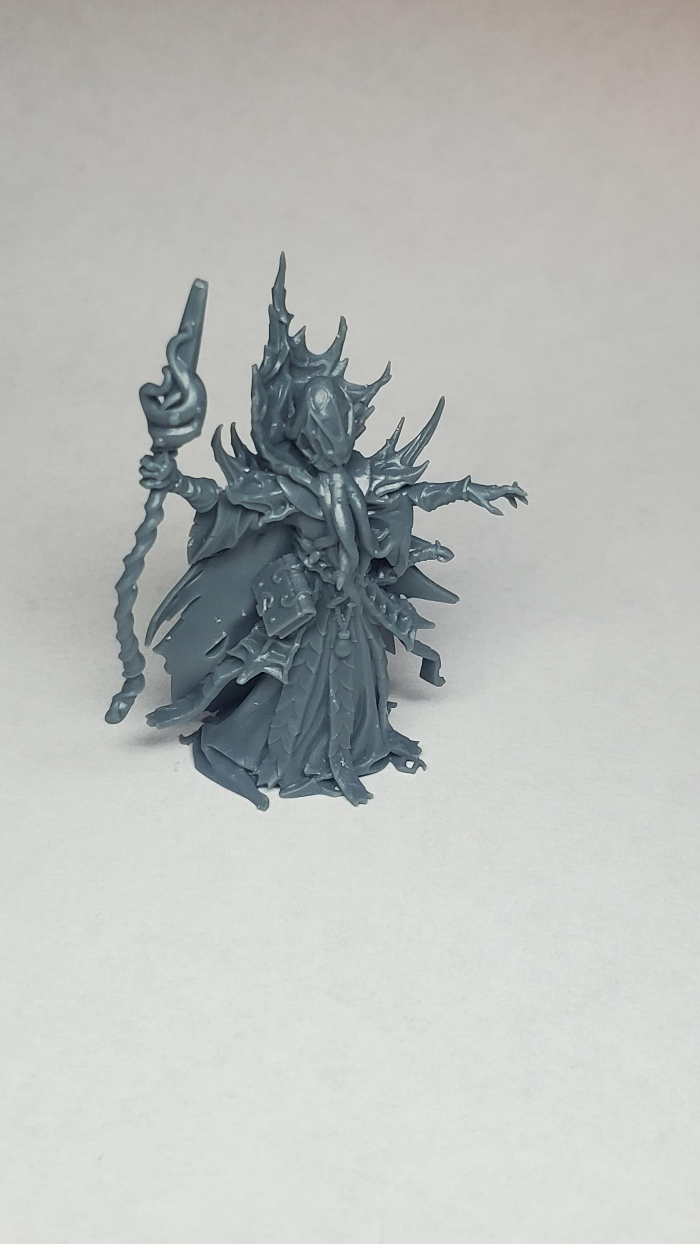 F Mindflayer Supreme - With Free Dragon Warhammer - 5e DnD Inspired for RPG and Wargamers - Great model! Love the detail!  - 3d model