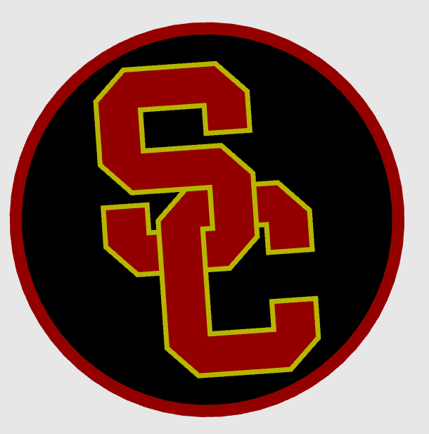 University of Southern California (USC) Coaster - Bambu AMS 3d model