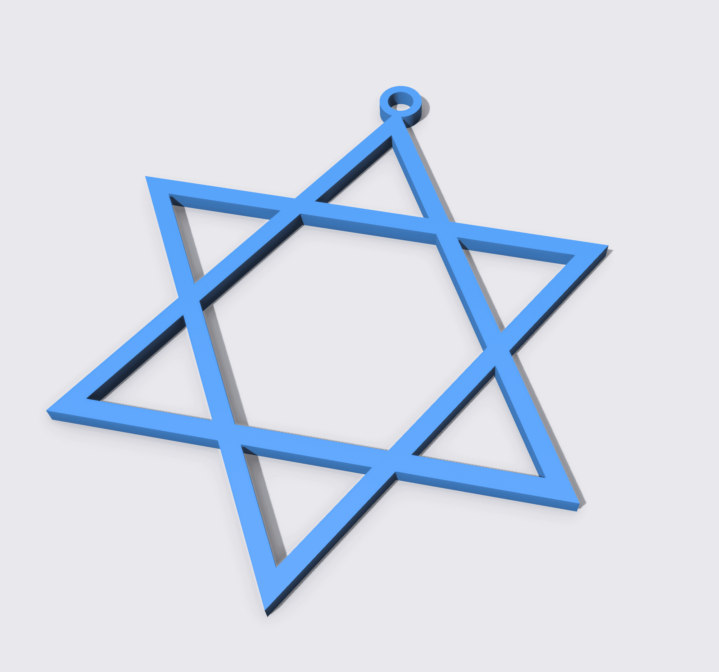 Star of David Ornament 3d model