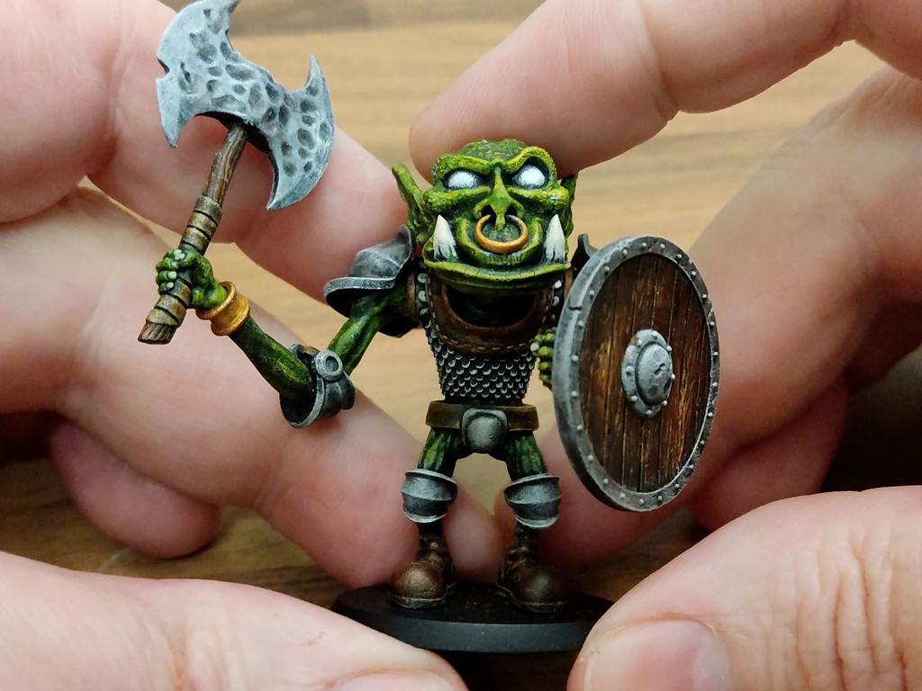 Vogland Orc miniature 3d model