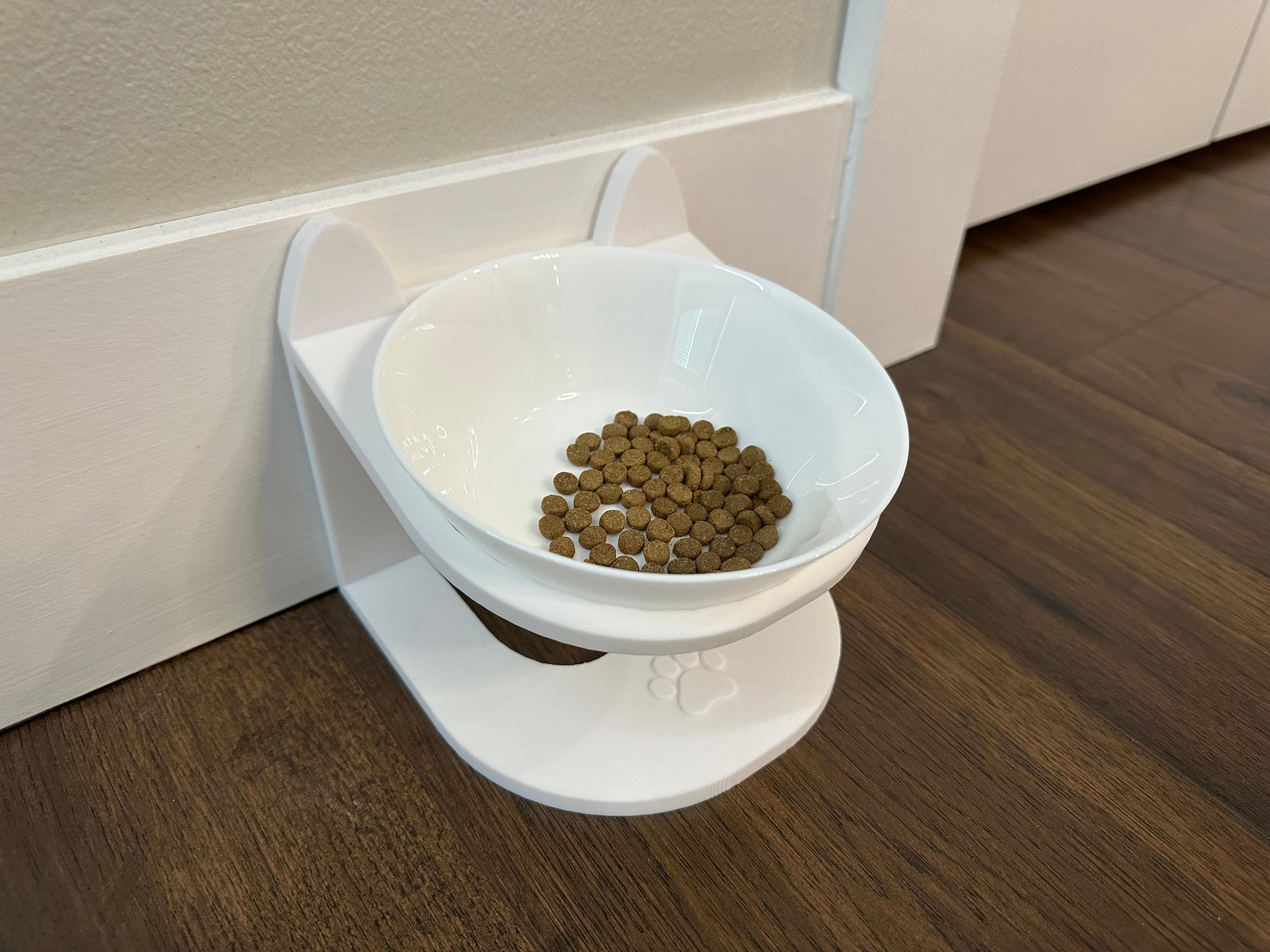 Elevated Cat Bowl stand 3d model