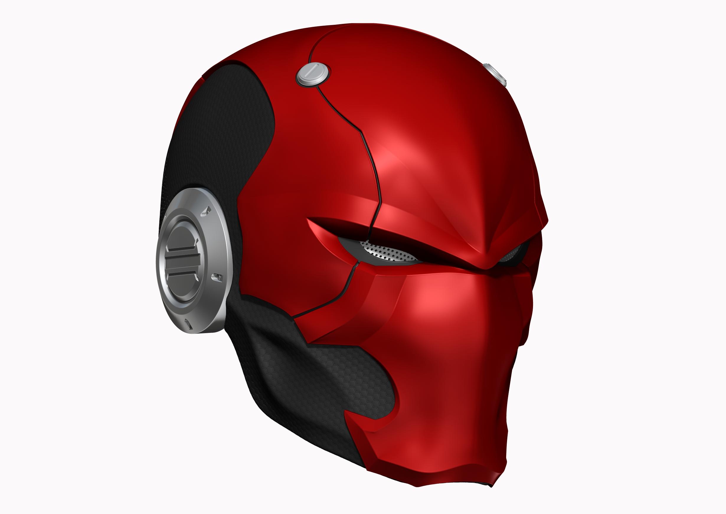 Red Ronin Red Hood Mask 3d model