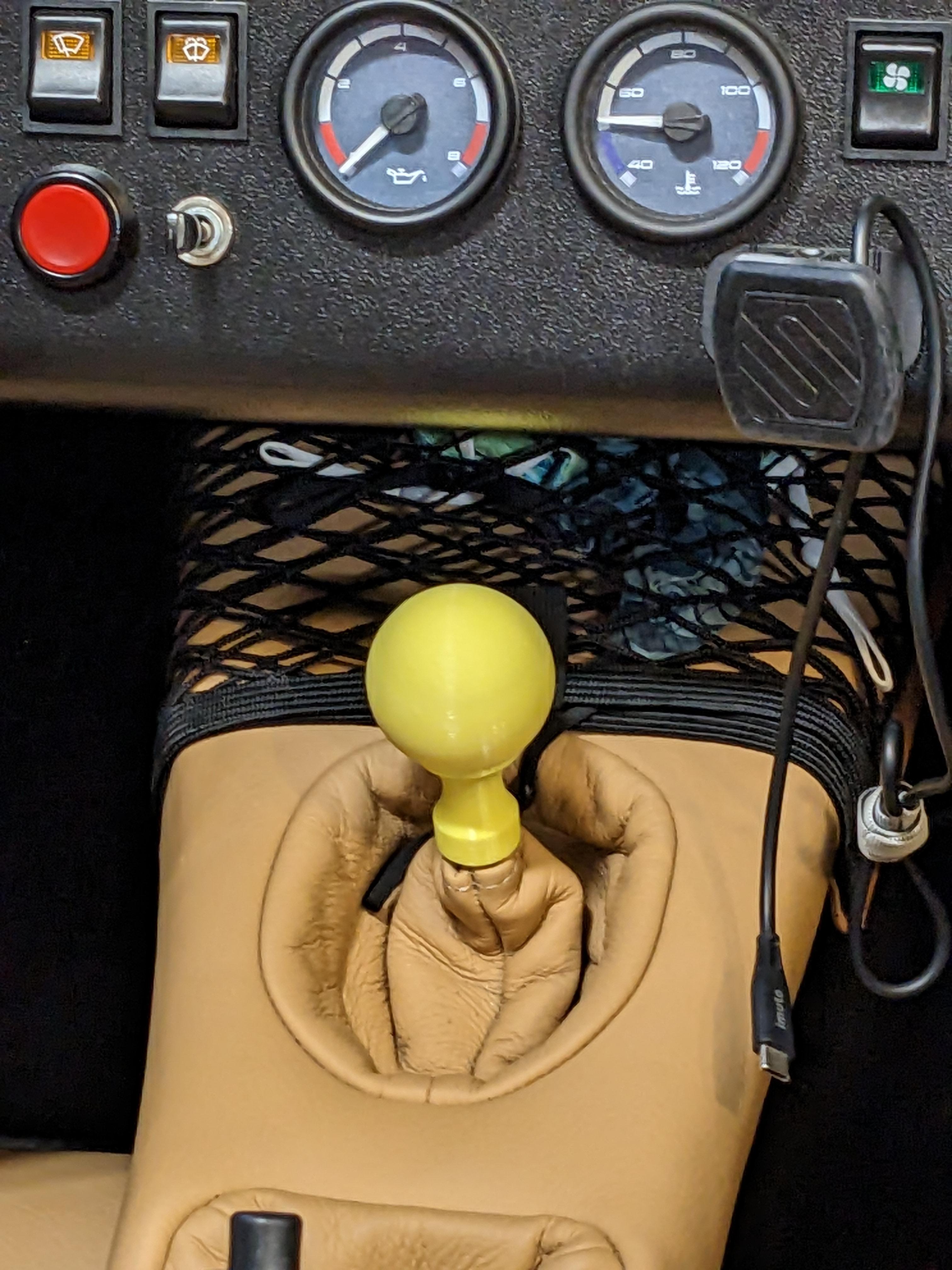 Round shift knob 3d model