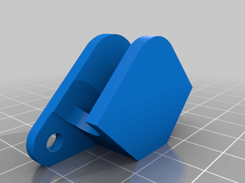 Minimal Tablet Wall Mount (9mm opening) 3d model