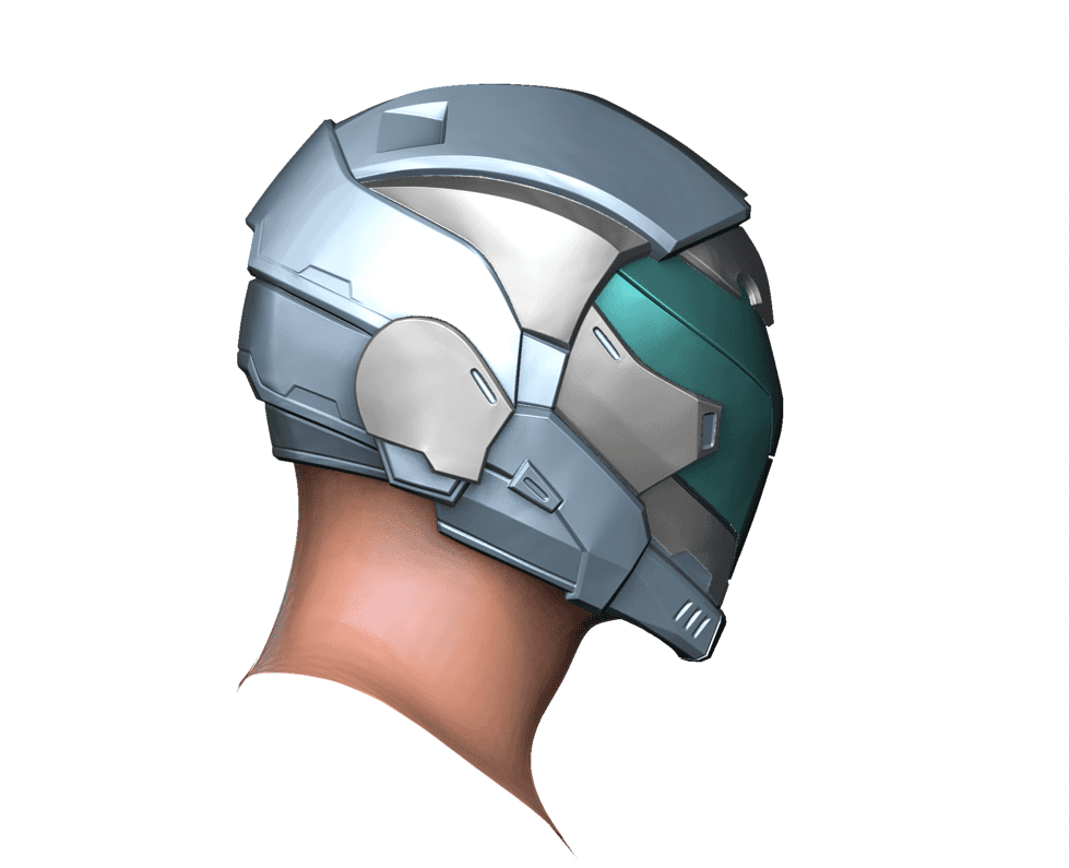 Sci Fi Helmet 3d model