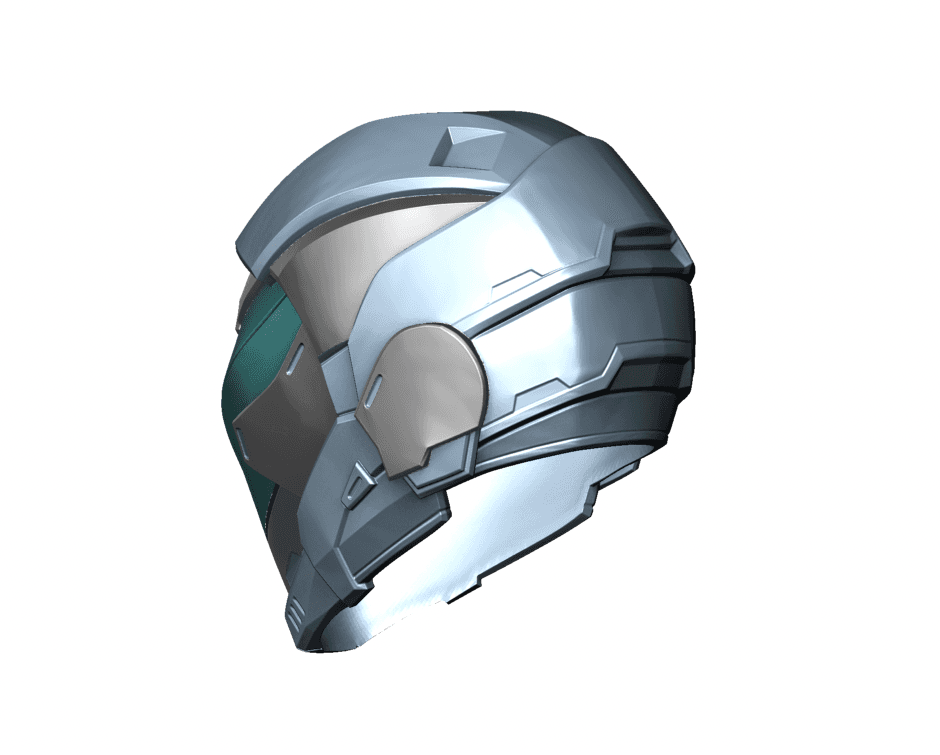 Sci Fi Helmet 3d model