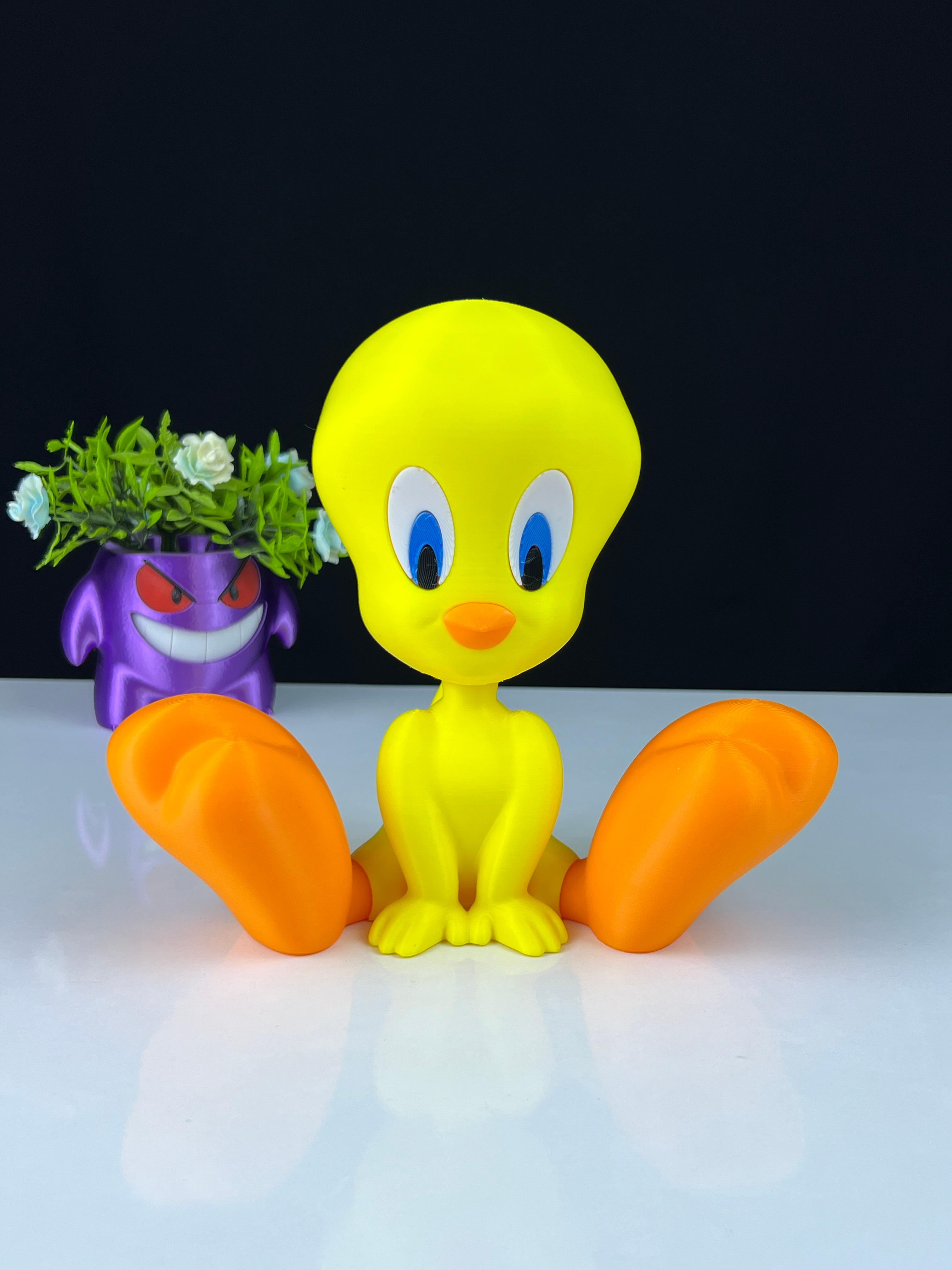 tweety fanart 3d model