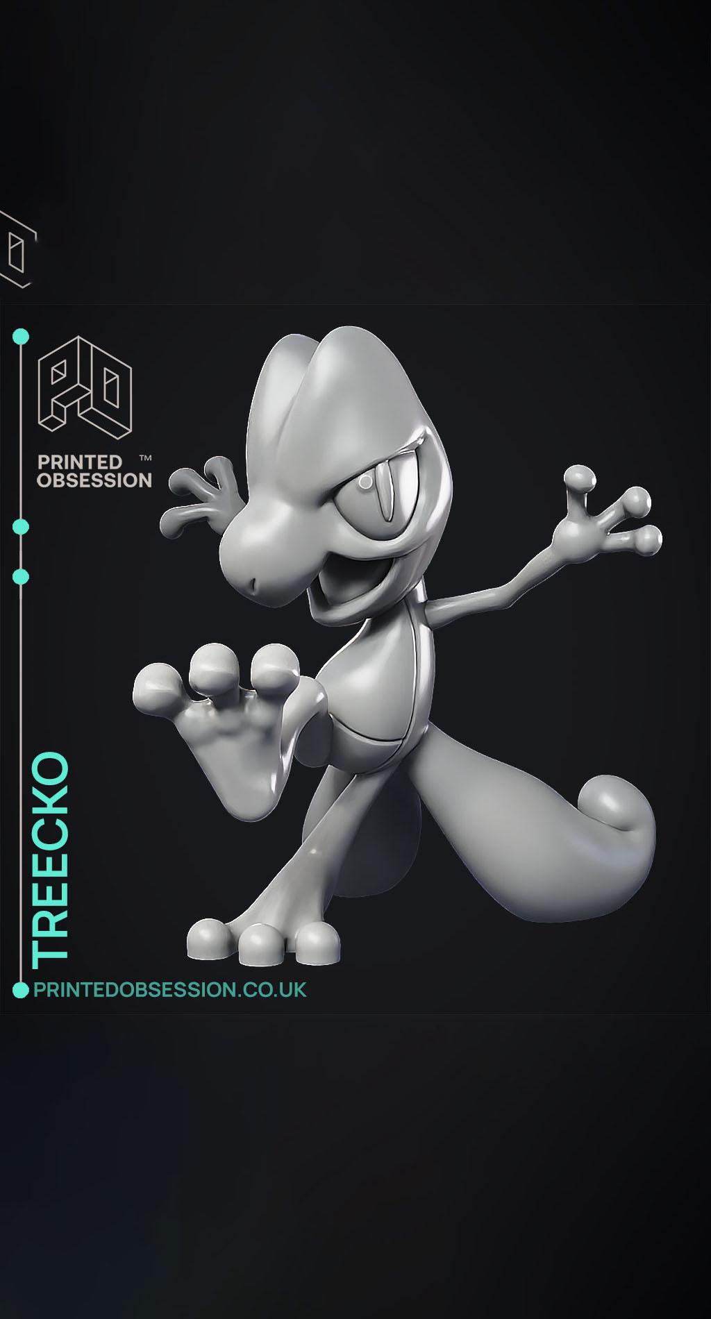 Treecko - Pokemon - Fan Art 3d model