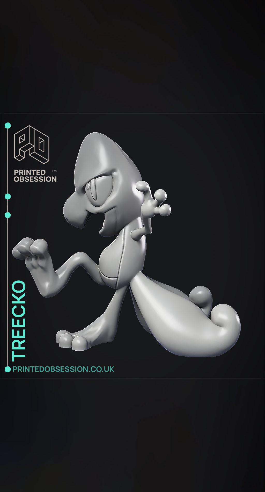 Treecko - Pokemon - Fan Art 3d model