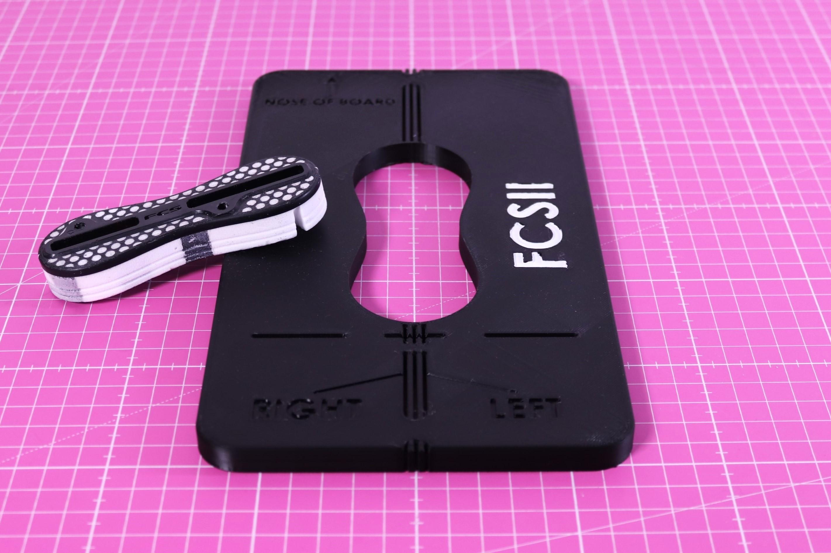 Router jig FCSII fin plugs 3d model