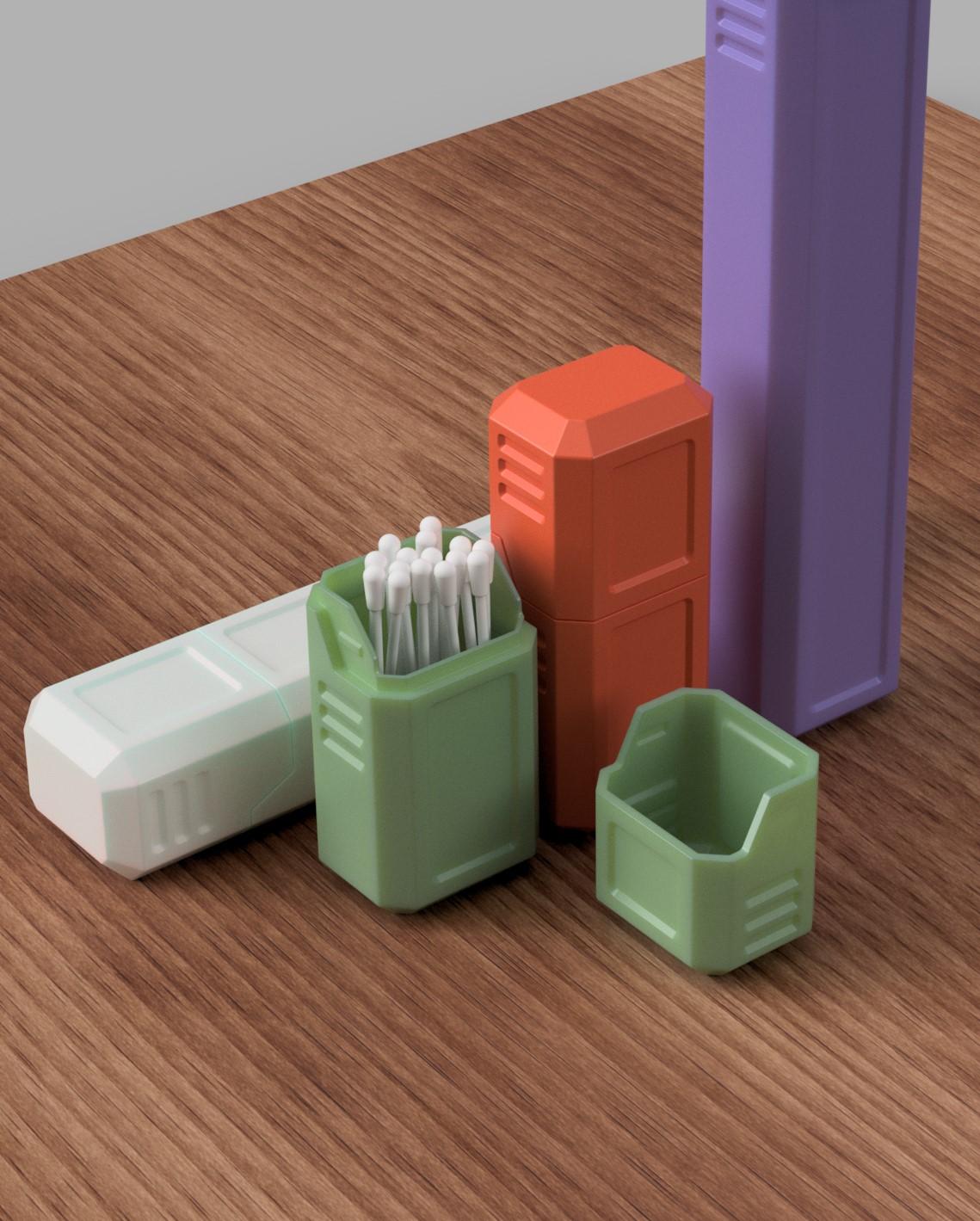 Q-Tip Travel Case 3d model