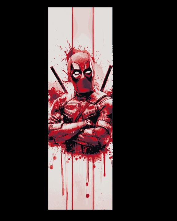 Fan Art - Marvel Character Deadpool portraits -set of 3 Bookmarks 3d model