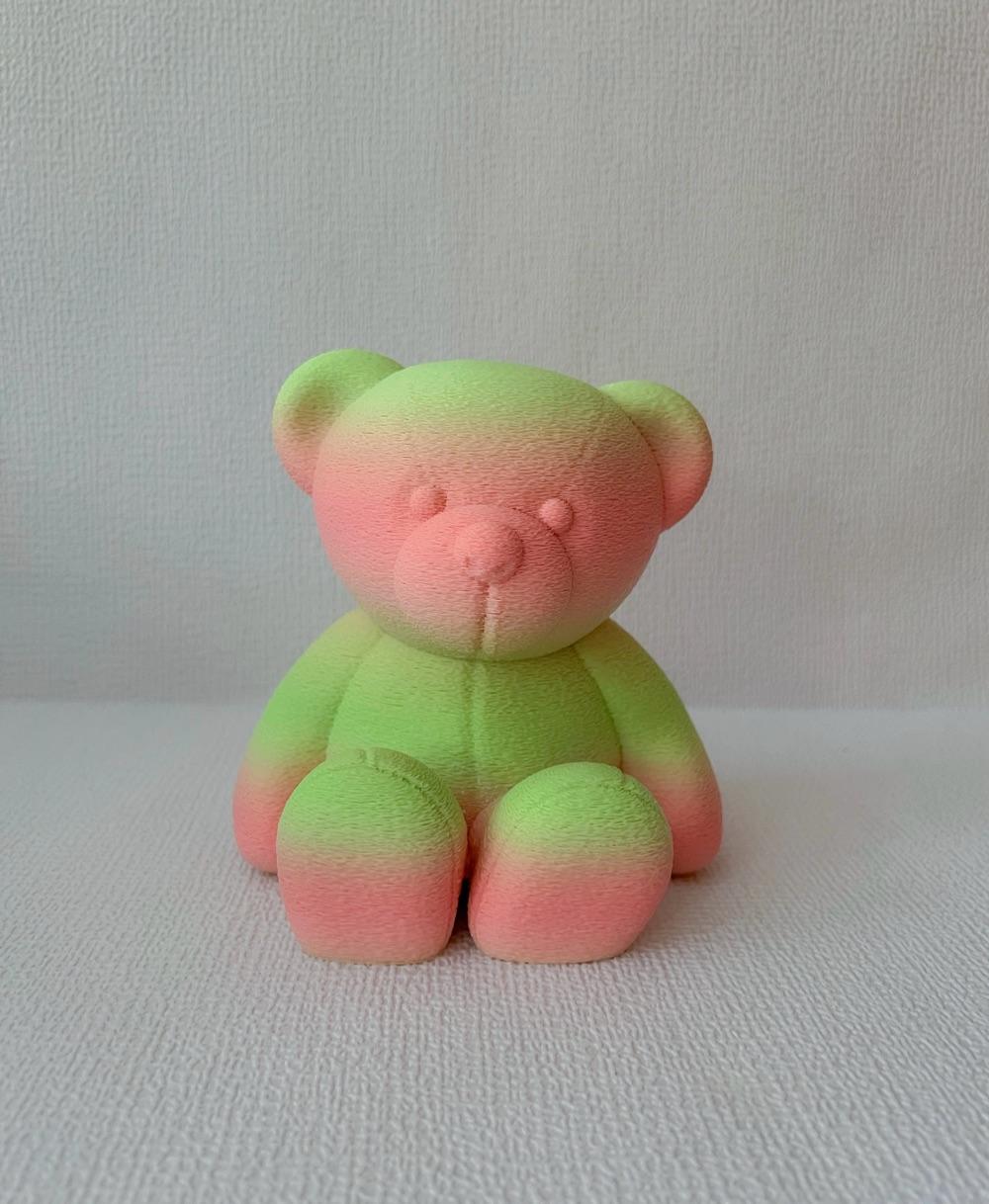 Barry Bear - 150% size in fuzzy skin!
Isanmate rainbow filament. - 3d model