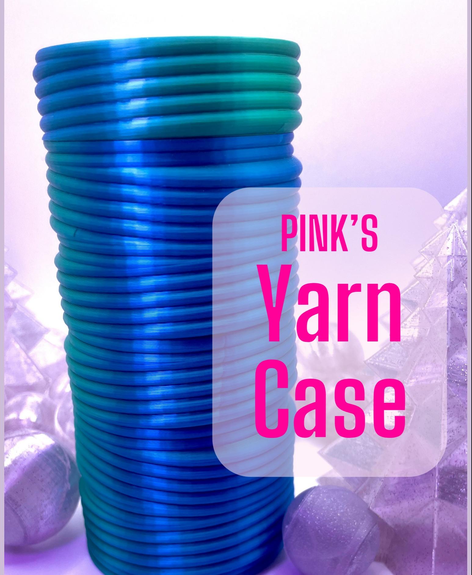 Yarn Pencil Case - Silk Blue/Green fun! - 3d model