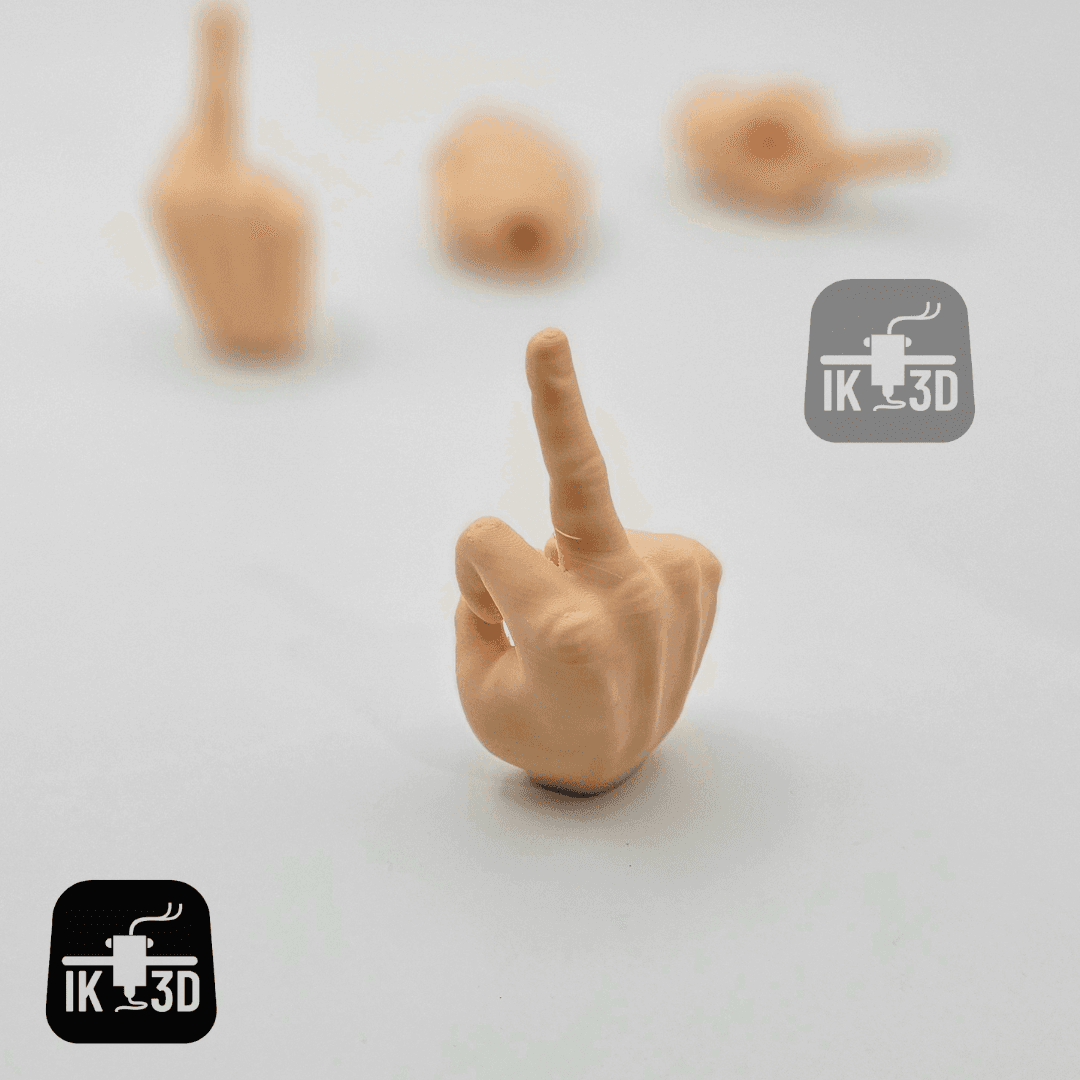 The Flip Off Valve Cap / No Supports 3d model