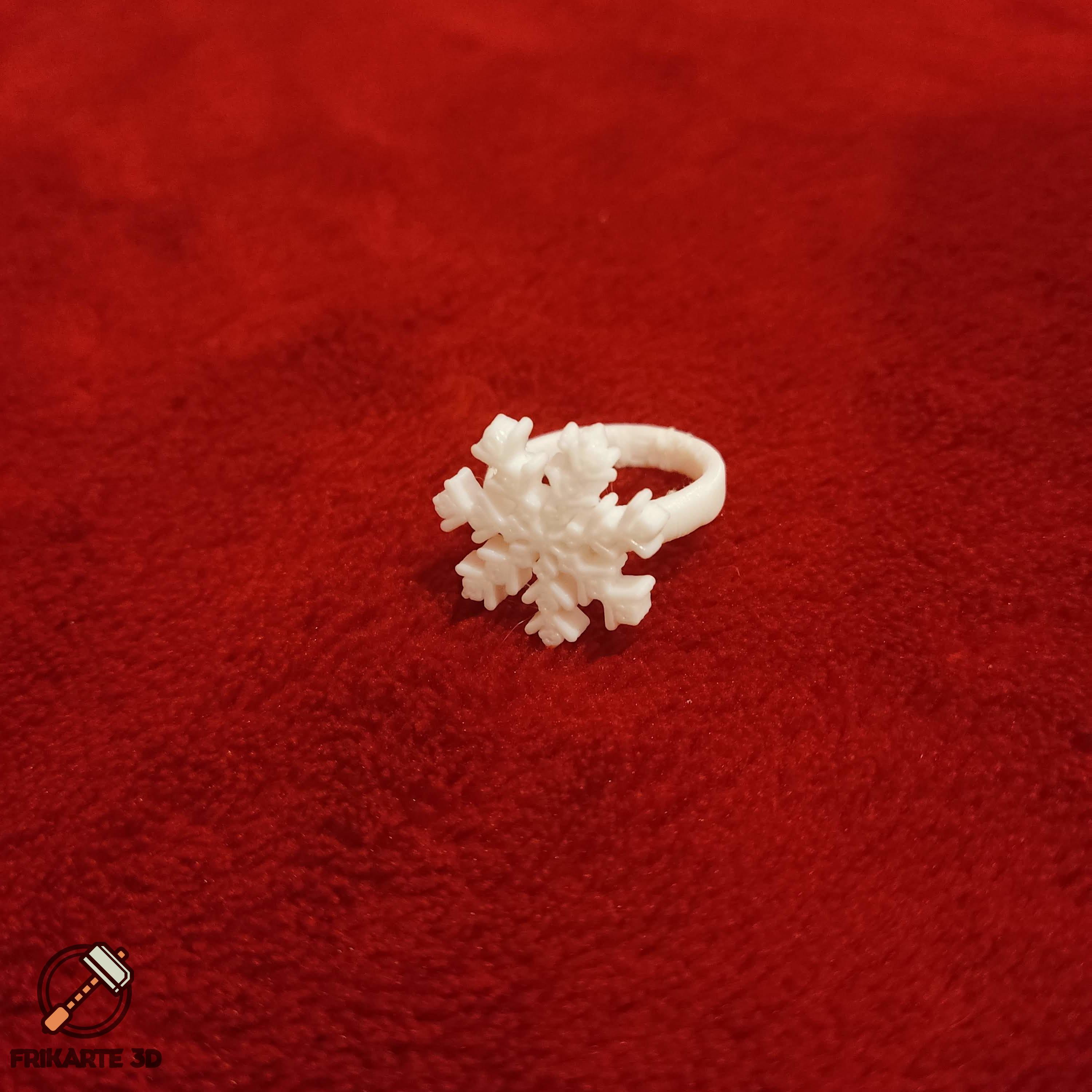 Snowflake Ring ❄💍 3d model